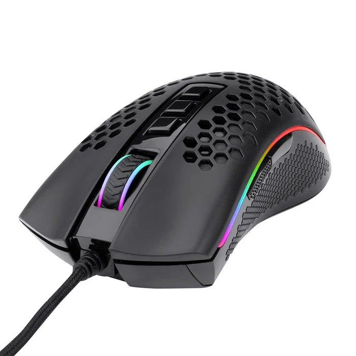 Redragon Storm Elite M988-RGB Ratón de Juego Ergonómico Negro