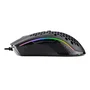 Redragon Storm Elite M988-RGB - Ratón Gaming para Mano Derecha USB Óptico 32000 DPI Cable Paracord Liviano RGB Diseño Colmena 8 Botones Programables - Negro