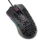 Redragon Storm Elite M988-RGB - Ratón Gaming para Mano Derecha USB Óptico 32000 DPI Cable Paracord Liviano RGB Diseño Colmena 8 Botones Programables - Negro