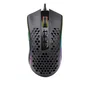 Redragon Storm Elite M988-RGB - Ratón Gaming para Mano Derecha USB Óptico 32000 DPI Cable Paracord Liviano RGB Diseño Colmena 8 Botones Programables - Negro