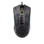 Redragon Storm Elite M988-RGB - Ratón Gaming para Mano Derecha USB Óptico 32000 DPI Cable Paracord Liviano RGB Diseño Colmena 8 Botones Programables - Negro