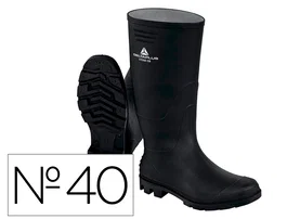 Deltaplus Botas de Seguridad Stone PVC Negro Suela de Tacos Talla 40