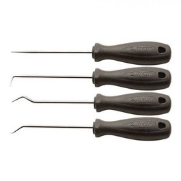 Unior Kit de 4 Punzones para Desmontaje y Montaje de Juntas Tóricas de Suspensión, 165 mm