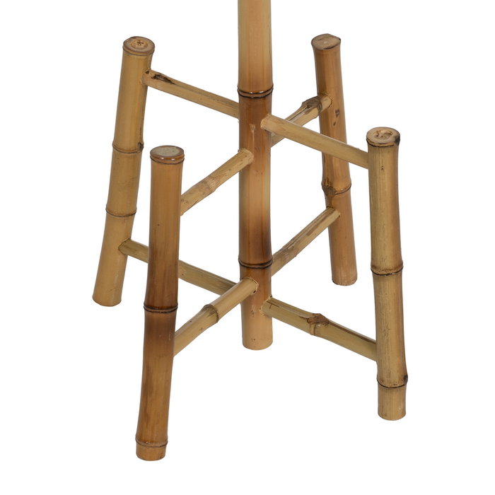 Perchero Natural Bambú Decoración 36 X 36 X 162 cm Perchero Natural Bambú Decoración 36 X 36 X 162 cm