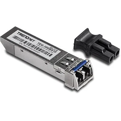 TRENDnet TEG-10GBS10 Transceptor de Fibra Óptica SFP+ 10Gbps, 1310nm, LC Duplex, hasta 10 km, Monomodo