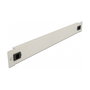 DeLOCK Cubierta Ciega Sin Herramientas 1U para Gabinete de 19 Pulgadas - Metal Gris Negro