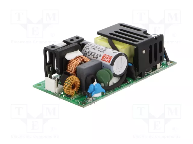 MEAN WELL EPS-120-24 Alimentador de Impulso Abierto 120W 24V DC