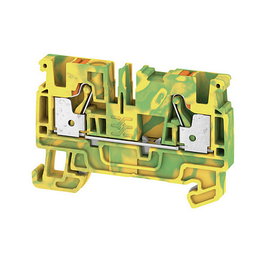 Weidmüller A2C 4 PE Bornera de protección 4,0 mm² Verde-Amarillo