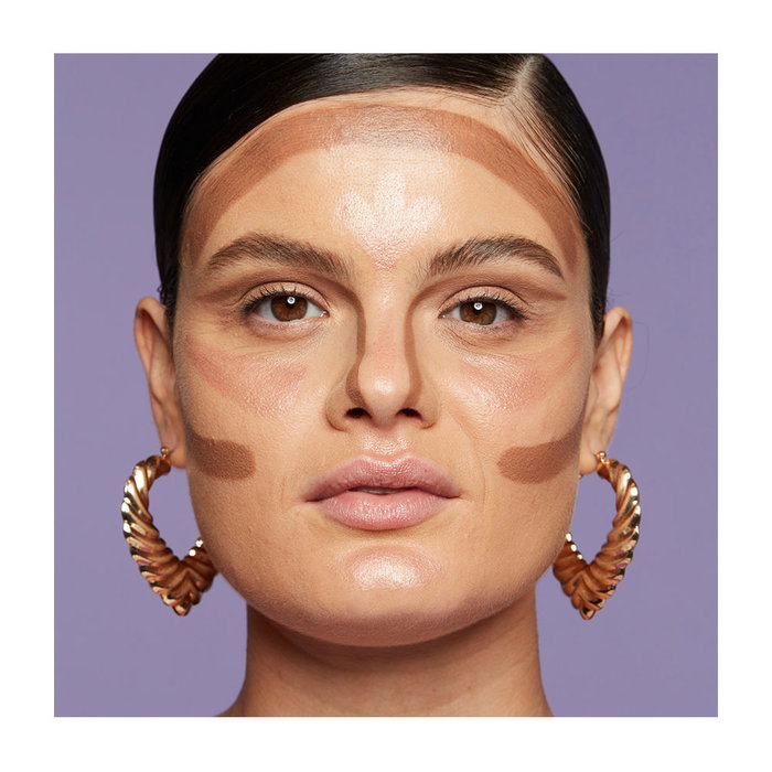 NYX WONDER STICK Dual Face Lift #03 Light Medium - Iluminador y Contorno en Barra Crema con Ácido Hialurónico, Sculpting, 8g