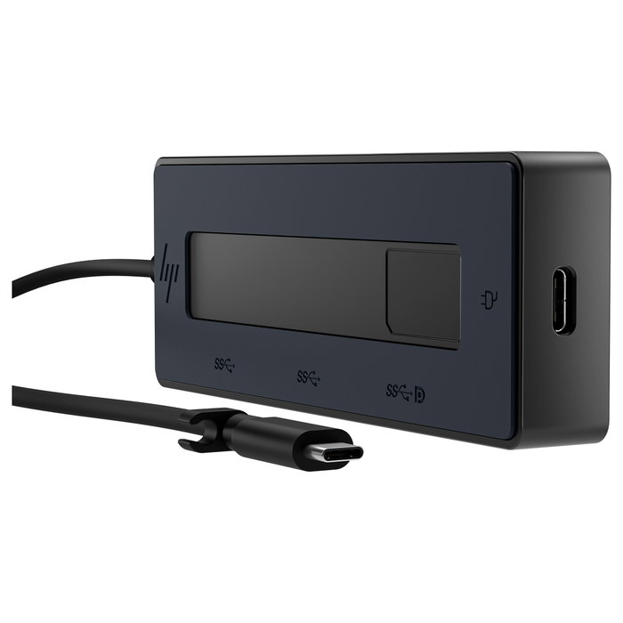 HP 4K USB-C Multiport Hub Negro HP 4K USB-C Multiport Hub Negro