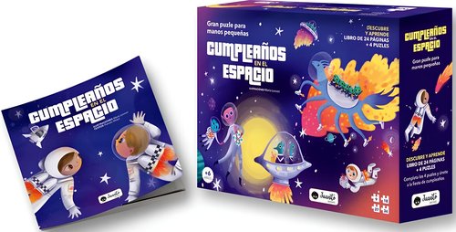 Puzle Superpuesto Juanito Books Cumpleaños En El Espacio 90 Piezas (+6 Años)