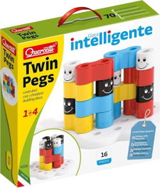 QUERCETTI Juego Torres de Construcción 16 Piezas