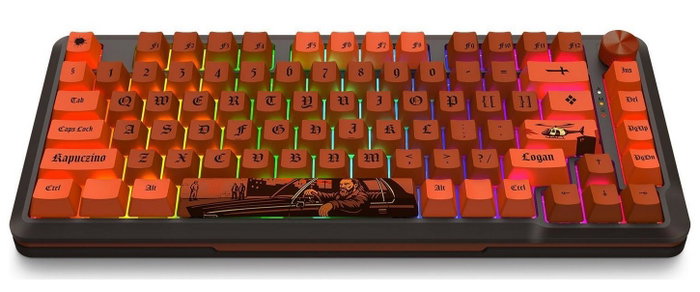 Redragon K4PUC21N0 PRO Teclado Mecánico Inalámbrico 81 Teclas RGB USB-C Recargable para Gaming
