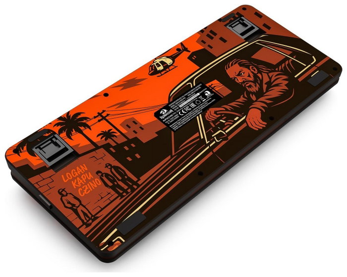 Redragon K4PUC21N0 PRO Teclado Mecánico Inalámbrico 81 Teclas RGB USB-C Recargable para Gaming