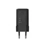 Coolbox Cargador de Pared GaN 35W USB-C y USB-A Negro