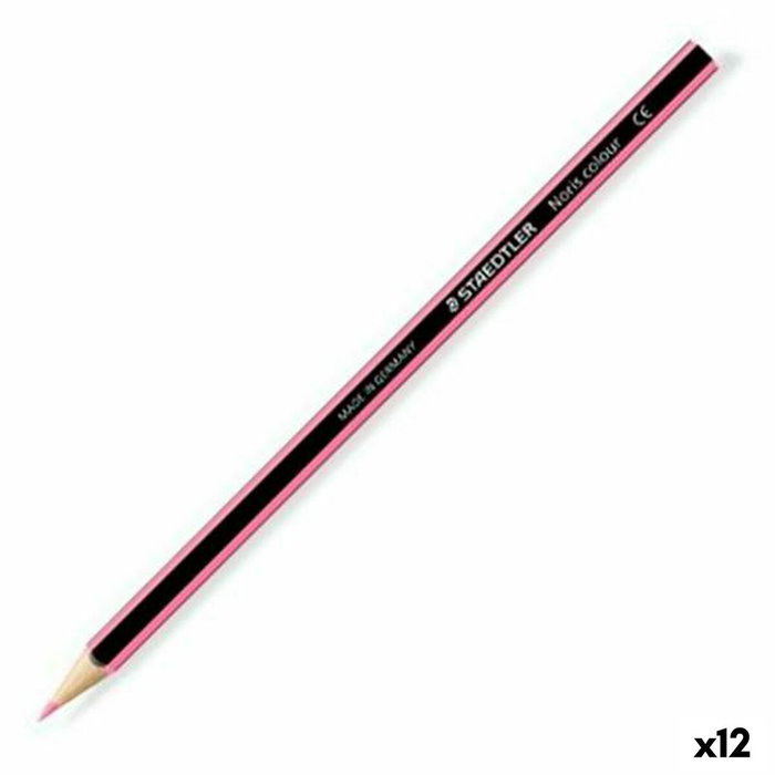 Staedtler Noris Colour Lápices de Colores WOPEX Rosa (Set de 12)