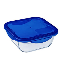 Hermético Rectangular Boro 190Cl Cook&Go Pyrex® 21x21x9 cm - 1,9 L
