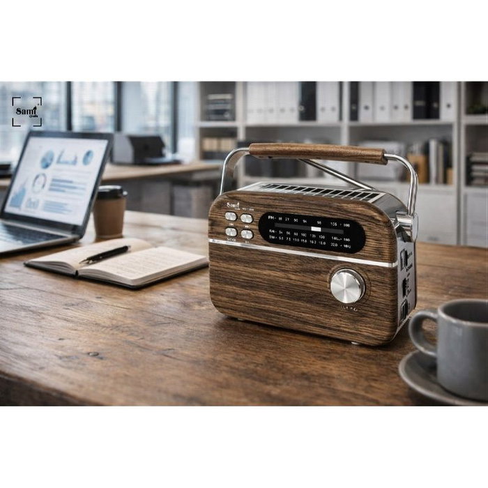SAMI Radio sami vintage 3 bandas solar/batería multimed