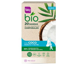 Taky BIO COCO Bandas de Cera Corporales Depilatorias 20 uds