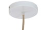 DKD Home Decor Lámpara de Techo de Fibra Trenzada Cruda 65x65x35 cm