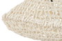 DKD Home Decor Lámpara de Techo de Fibra Trenzada Cruda 65x65x35 cm