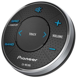 Pioneer CD-ME300 Marine - Reproductor de Audio con Botones Retroiluminados, Resistencia al Agua IPX7, Color Negro y Plata