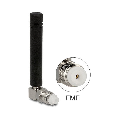 DeLOCK 88767 Antena GSM Quadband Omnidireccional FME 2 dBi Negra DeLOCK 88767 Antena GSM Quadband Omnidireccional FME 2 dBi Negra