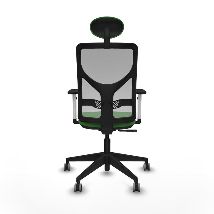 PIQUERAS Y CRESPO Silla de oficina Motilla con mecanismo Sincro, Verde y Gris PIQUERAS Y CRESPO Silla de oficina Motilla con mecanismo Sincro, Verde y Gris