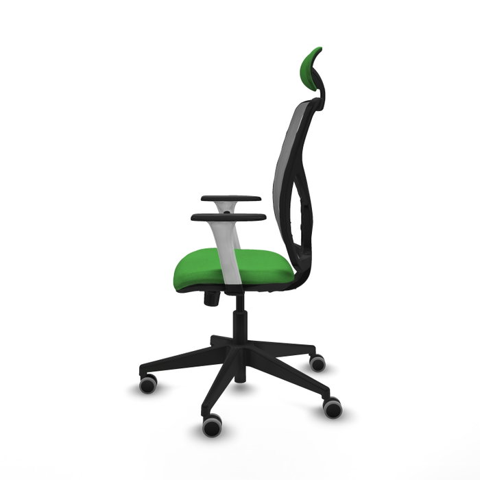 PIQUERAS Y CRESPO Silla de oficina Motilla con mecanismo Sincro, Verde y Gris PIQUERAS Y CRESPO Silla de oficina Motilla con mecanismo Sincro, Verde y Gris