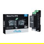 Shelly Relé Inteligente Wave Pro 2PM para Montaje en Rail DIN, 25A, 2 Canales, Z-Wave, Control de Energía, Negro
