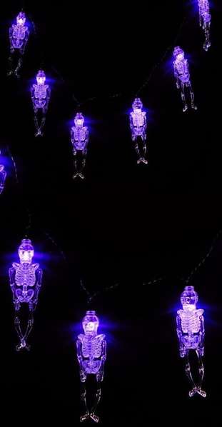 My Other Me Guirnalda Esqueleto 150 cm con Luces Caja Impresa 10x9x14 cm