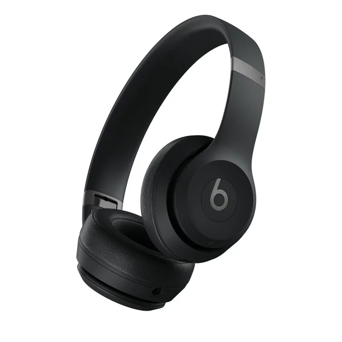 Apple Beats Solo 4 Auriculares Inalambricos On-Ear, Audio Espacial, 50 Horas de Autonomía, Negro Mate