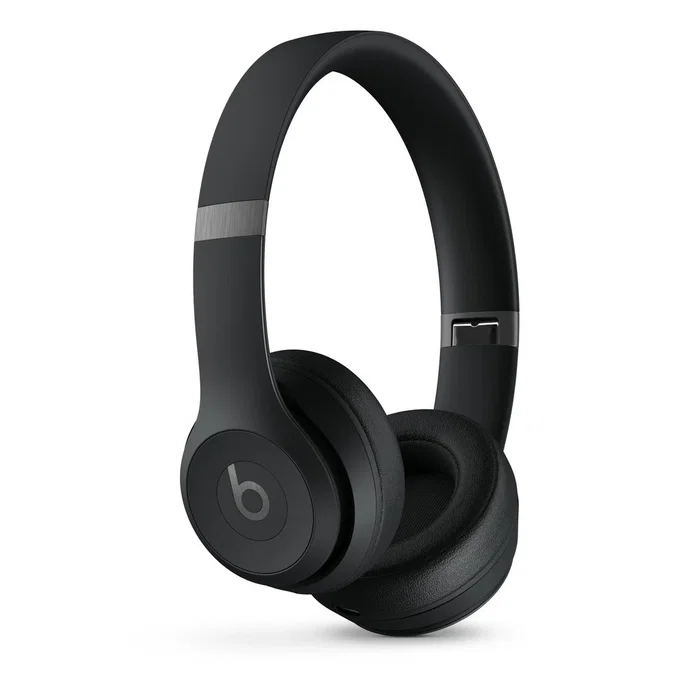 Apple Beats Solo 4 Auriculares Inalambricos On-Ear, Audio Espacial, 50 Horas de Autonomía, Negro Mate