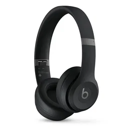 Apple Beats Solo 4 Auriculares Inalambricos On-Ear, Audio Espacial, 50 Horas de Autonomía, Negro Mate