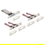 DeLOCK 95279 Adaptador Mini PCIe a 4 Puertos Serie RS-232 y 1 Puerto Paralelo, Interno, Full Size, 460.8 Kbit/s