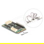 DeLOCK 95279 Adaptador Mini PCIe a 4 Puertos Serie RS-232 y 1 Puerto Paralelo, Interno, Full Size, 460.8 Kbit/s