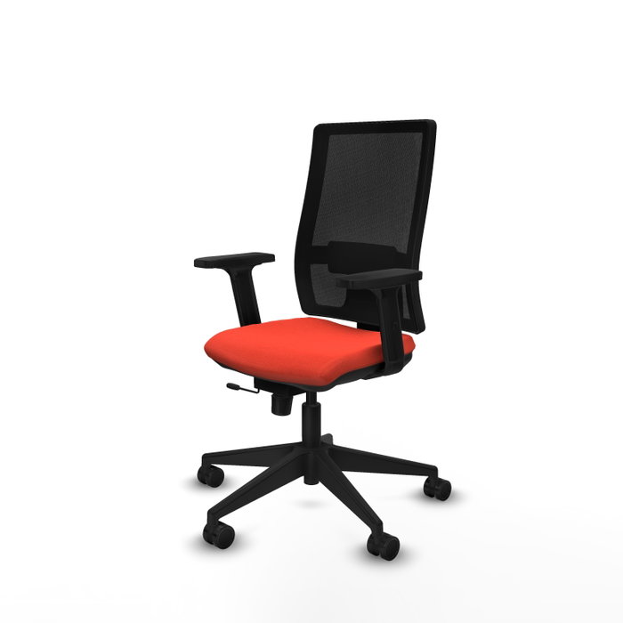 PIQUERAS Y CRESPO Silla de oficina Horna Naranja oscuro y Negro PIQUERAS Y CRESPO Silla de oficina Horna Naranja oscuro y Negro