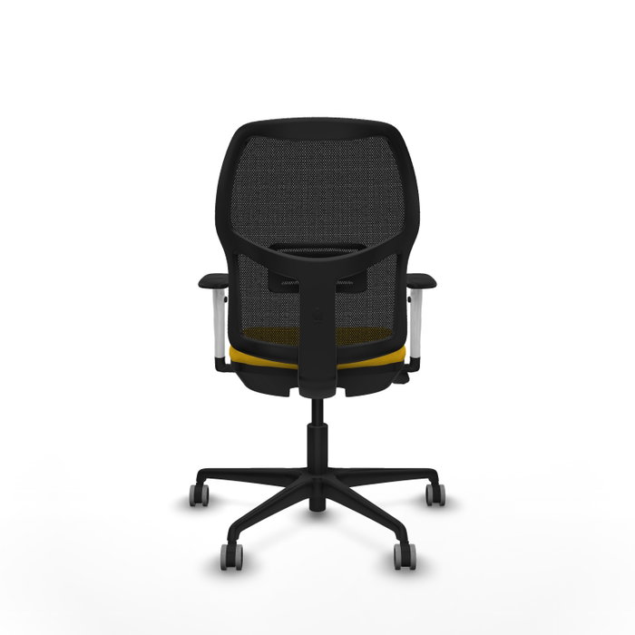 PIQUERAS Y CRESPO - Silla escritorio elevable Alfera, operativa con brazos ByN, mecanismo Sincro/Traslack, sin cabecero, apoyo lumbar 1D y respaldo fijo. PIQUERAS Y CRESPO - Silla escritorio elevable Alfera, operativa con brazos ByN, mecanismo Sincro/Traslack, sin cabecero, apoyo lumbar 1D y respaldo fijo.