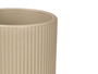Vessia Vaso Rayas Surtidos Neutros 270ml Cerámica Beige Blanco Gris Negro 8x8x9cm Apto Lavavajillas Microondas Congelador (Set de 24)