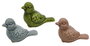 DKD Home Decor Figura de Porcelana Pájaro Surtido