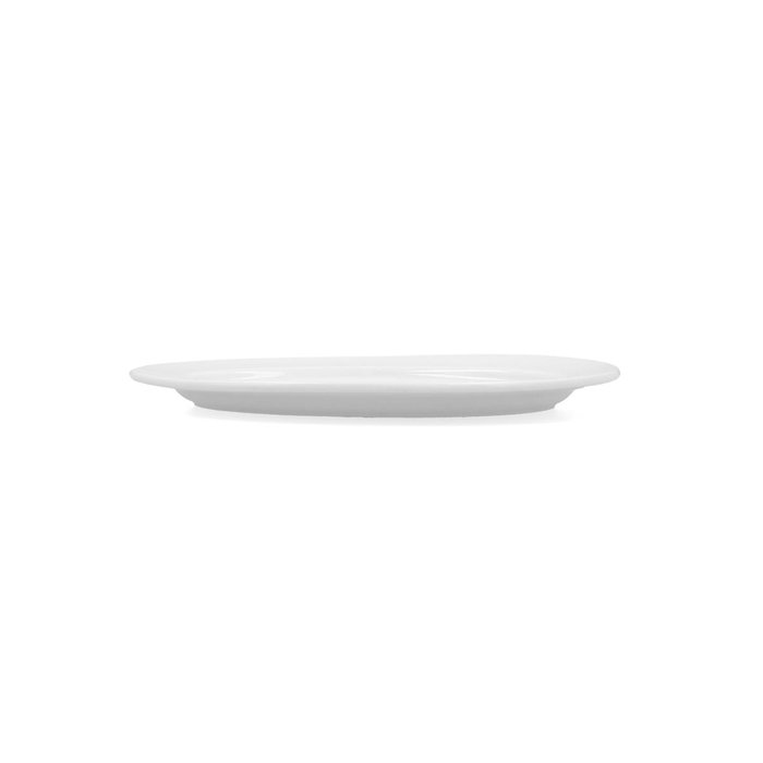 Fuente Oval Porcelana Glacial Bidasoa 26 X 18 cm (12 Unidades)