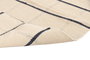 DKD Home Decor Alfombra de Algodón con Rayas Crudo y Azul 120x170 cm