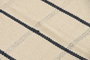DKD Home Decor Alfombra de Algodón con Rayas Crudo y Azul 120x170 cm