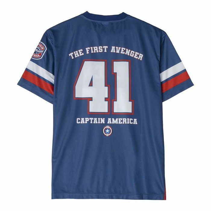 Cerdá Camiseta Corta Oversize Avengers Azul Talla XL