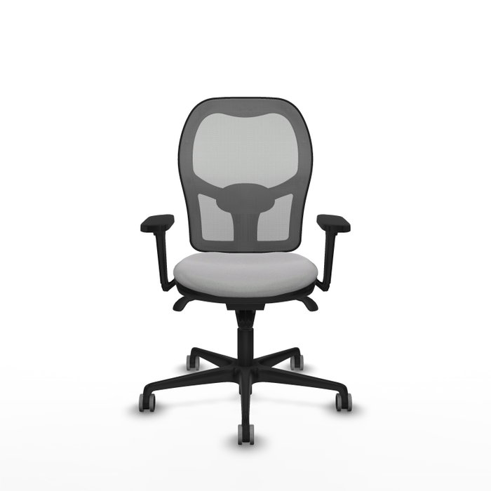 PIQUERAS Y CRESPO Silla de oficina Jorquera Gris Claro con mecanismo sincro y brazos 3D PIQUERAS Y CRESPO Silla de oficina Jorquera Gris Claro con mecanismo sincro y brazos 3D