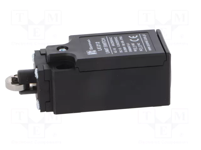 SPAMEL Interruptor de fin de carrera con roldana metálica NO+NC 5A