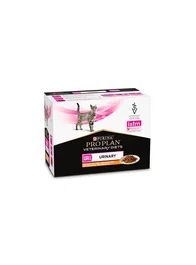 Purina Pro Plan Vet Diet Feline Urinary Pouch Pollo 10x85 gr Comida Húmeda Dietética para Gatos