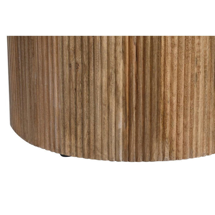 DKD Home Decor Mesa de Comedor Mango 120x120x76 cm Natural