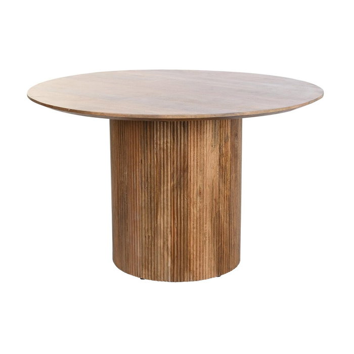 DKD Home Decor Mesa de Comedor Mango 120x120x76 cm Natural