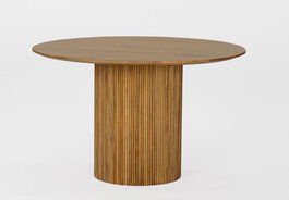 DKD Home Decor Mesa de Comedor Mango 120x120x76 cm Natural